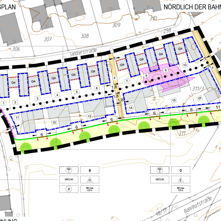 Erneute Auslegung Bebauungsplan Nördlich der Bahnhofstraße Oberdolling